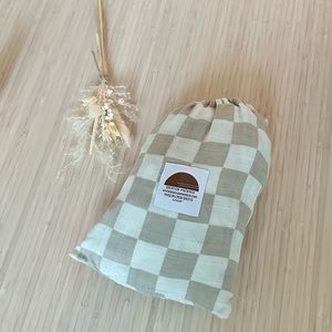 FLASH SALE! Brixton Phoenix Checkered Muslin Crib Sheets